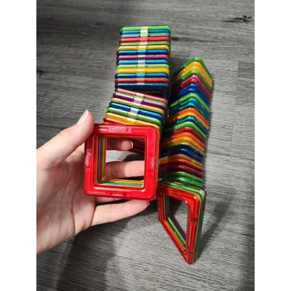 59pcs magna tiles magformers magnetic magnets